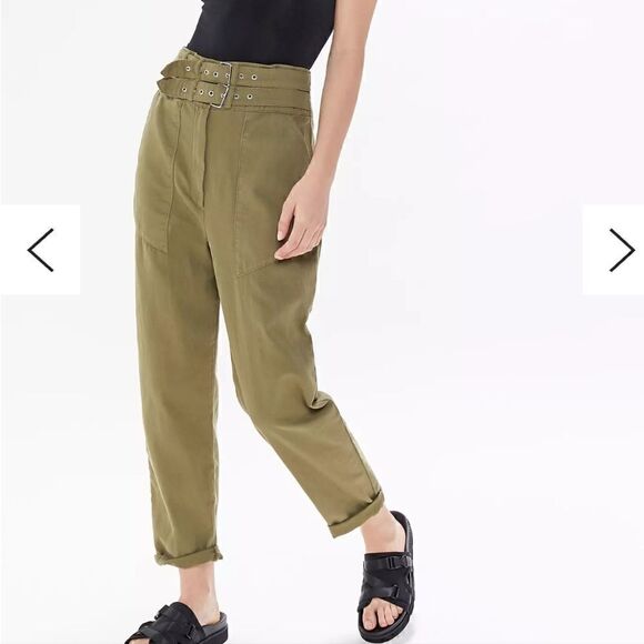 Urban Outfitters Darcie Double Belted Utility Pant Size 4 - Picture 2 of 9